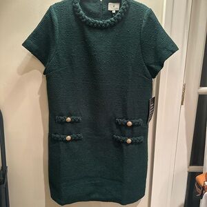 Tuckernuck Deep Green Textured Dress NWT